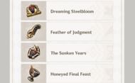 Gilded Dreams artifact set (Image via HoYoverse)